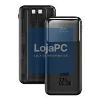 Universal External Battery Power Bank Fast Charging 22.5W 30,000 mAh (Tipo-C / Lightning) COOL Black — imagem 1