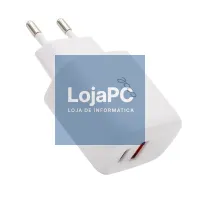 Universal Fast Charger (PD) Dual Type-C / USB COOL Network Charger (20W) White — imagem 2