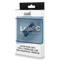 Universal Memory Card Reader COOL 3 in 1 (Type-C / Micro-USB / USB) — imagem 4