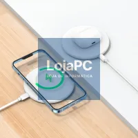 Universal Qi Wireless Smartphone Charger Dock Base COOL White — imagem 2