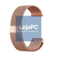 Universal Strap 20mm Amazfit Bip / GTS / Bip Lite / Huawei / Samsung / COOL Metal Rose Gold — imagem 1