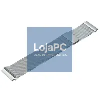 Universal Strap 20mm Amazfit Bip / GTS / Bip Lite / Huawei / Samsung / COOL Metal Silver — imagem 3