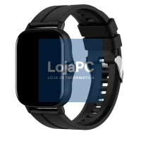 Universal Strap 20mm Amazfit Bip / GTS / Bip Lite / Huawei / Samsung / COOL Rubber Black — imagem 2