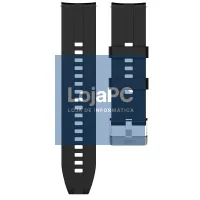 Universal Strap 20mm Amazfit Bip / GTS / Bip Lite / Huawei / Samsung / COOL Rubber Black — imagem 1