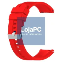 Universal Strap 20mm Amazfit Bip / GTS / Bip Lite / Huawei / Samsung / COOL Rubber Red — imagem 3