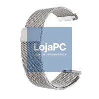 Universal Strap 22mm Amazfit GTR / Stratos / Huawei / Samsung / COOL Metal Silver — imagem 1