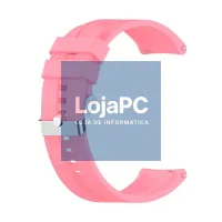 Universal Strap 22mm Amazfit GTR / Stratos / Huawei / Samsung / COOL Pink Rubber — imagem 1
