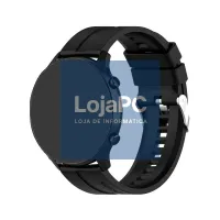 Universal Strap 22mm Amazfit GTR / Stratos / Huawei / Samsung / COOL Rubber Black — imagem 2