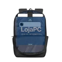 RIVACASE 8460 Tegel ECO preto mochila portátil 17 — imagem 3