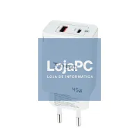 Tooq Carregador parede GAN USB-C/PD+USB-A/QC 45W — imagem 1