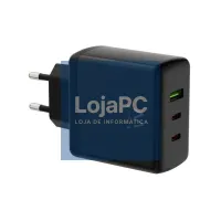 EWENT Carregador Gan Fast 65W 2 USB-C PD-1USB-A QC — imagem 1