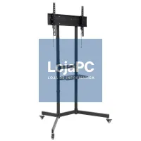 Tooq Suporte de chão Rodas "KEFRÉN" 37-70", Preto — imagem 1