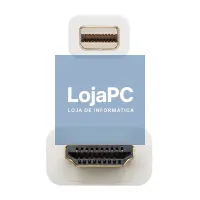 Nanocable Cabo Conversor Mini DP/ HDMI 2 M Branco — imagem 3