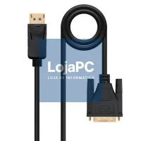 Nanocable Cabo Conversor DP a DVI 1 M Preto — imagem 1