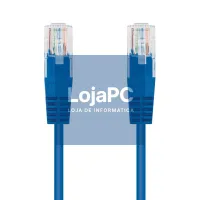 Nanocable Cabo de rede cat.6 UTP 30cm Azul — imagem 2