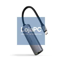 Nanocable Conversor USB-C Ethernet carga PD — imagem 1