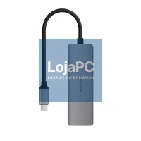 Nanocable Conversor USB-C Ethernet carga PD — imagem 2
