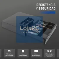 iggual Cajón Portamonedas IRON-35 42cm 5+6 preto — imagem 3