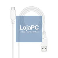 Nanocable Cabo USB 2.0 3A USB-C-M/M 0.5M Branco — imagem 1