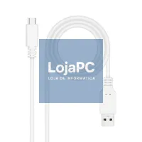 Nanocable Cabo USB 2.0 3A USB-C-M/M 0.5M Branco — imagem 2