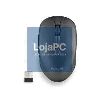 NGS Rato sem fios Recarregável Silencioso Preto — imagem 1