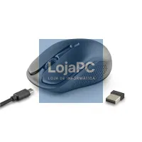 NGS Rato sem fios Recarregável Silencioso Preto — imagem 2