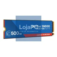 WD Blue SN5100 SSD 500GB NVMe Gen4 6600MB-s — imagem 3