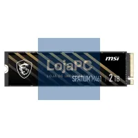 MSI SSD Spatium M461 2Tb PCIe 4.0 NVMe 5000 Mb-s — imagem 2