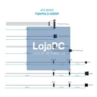 Tooq Fonte Alimentação TQAPOLO-600SP 600W — imagem 3
