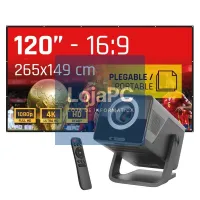 iggual Pack projector 4K + lona proyección120" — imagem 1