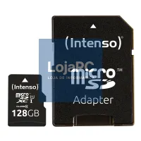 Intenso 3423491 Micro SD UHS-I Premium 128G c/adap — imagem 1