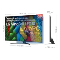 LG 75NANO81A6A TV 75" UHD NANOCELL ALFA7 WEBOS25 — imagem 2