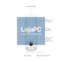 Ubiquiti U6-Mesh AP WiFi6 In/Out PoE 4x4 IPX5 1xGb — imagem 3