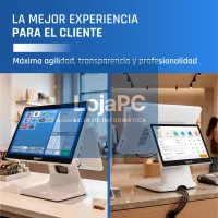 iggual TPV dual 15,6+11,6 i5 8350U 8+256G W11 Blan — imagem 3
