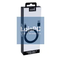 Cable USB Compatible COOL Universal TIPO-C (3 metros) Negro 2.4 Amp — imagem 3