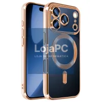 Carcasa COOL para iPhone 17 Pro Max / 18 Pro Max Magnética Borde Dorado — imagem 1