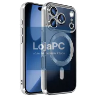 Carcasa COOL para iPhone 17 Pro Max / 18 Pro Max Magnética Borde Plata — imagem 1