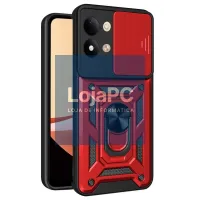 Carcasa COOL para Xiaomi Redmi 17C 5G Hard Ring Rojo — imagem 1