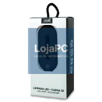 Lámpara LED + Base Carga Inalámbrica Qi COOL Negro — imagem 3