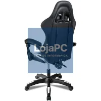 Sillón Gaming Premium COOL Rest Negro-Blanco (Reposapiés) — imagem 4