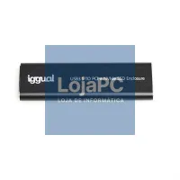 iggual Caixa externa USB-C 3.1 SSD M.2 NVMe y SATA — imagem 1