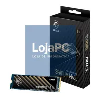 MSI SSD Spatium M450 1Tb PCIe 4.0 NVMe 3400 Mb-s — imagem 1