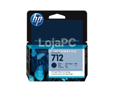 HP 712 38-ml Black DesignJet Ink Cartridge
