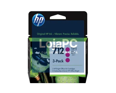 HP 712 3-Pack 29-ml Magenta DesignJet Ink Cartridge