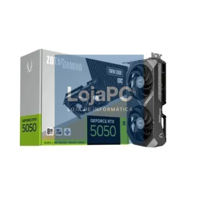 TARJETA GRÁFICA ZOTAC GAMING RTX 5050 OC TWIN EDGE 8GB GDDR7