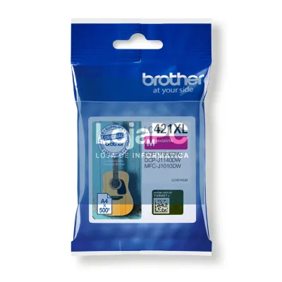 BROTHER 500-page high capacity Magenta ink cartridge for DCP-J1050DW MFC-J1010DW and DCP-J1140DW
