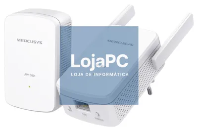 TP-LINK MERCUSYS MP510 AV1000 Gigabit Powerline WiFi Kit: MP510 + MP500 adapter 1000Mbps N300 Broadcom CPU HomePlug AV2 Gigabit RJ45