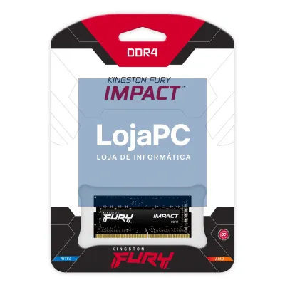 KINGSTON 16GB 3200MHz DDR4 CL20 SODIMM FURY Impact