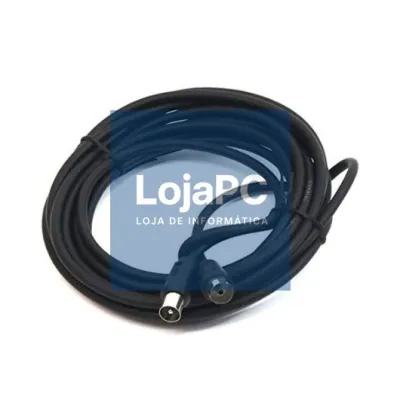 CABLE ANTENA PEPEGREEN NEGRO 5M M/H