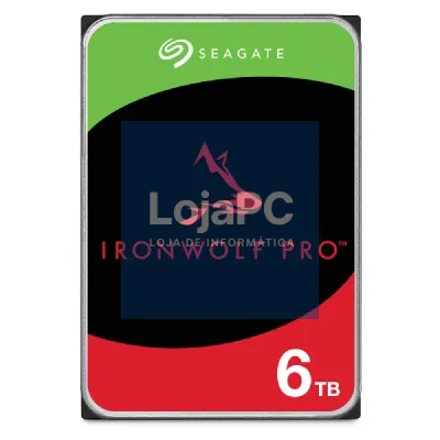 SEAGATE Ironwolf PRO Enterprise NAS HDD 6TB 7200rpm 6Gb/s SATA 256MB cache 8.9cm 3.5inch 24x7 for NAS RAID Rackmount systems BLK